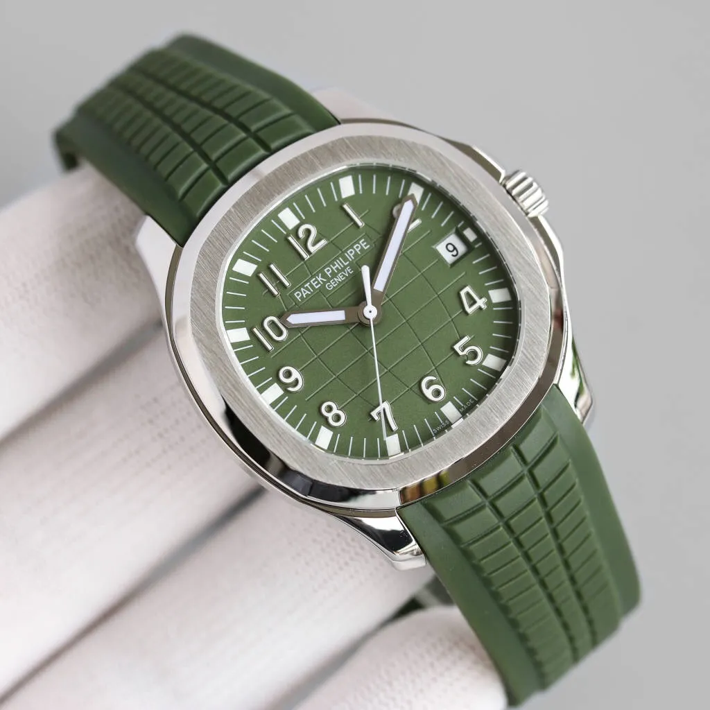 【High-end replica】💰1240! Top replica 💰Private chat! Patek Philippe, replica of AQUANAUT5167, 5168 grenade models. Patek Philippe's "grenade" is the best detoxification solution on the Internet, a new version. Equipped with Patek Philippe 9015 machine-modified Cal.324 self-winding movement, the balance wheel of the movement is in the same position as the original, rubber strap, 316L steel, and sapphire crystal glass! It is designed using the same principle as the genuine Patek Philippe. Experience the best Patek Philippe on the Internet. It is an exquisite work and you can enjoy the luxury. The pictures taken are top replica real shots!